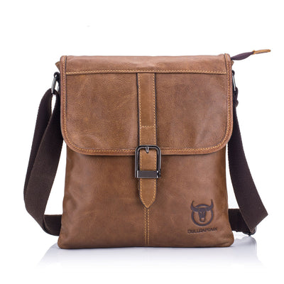 Bolsa Crossbody Ejecutiva de Cuero Vacuno con Compartimento Vertical - Image 11