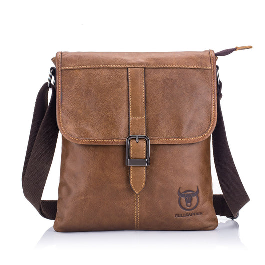Bolsa Crossbody Ejecutiva de Cuero Vacuno con Compartimento Vertical - Image 11