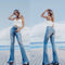 Jeans Acampanados de Pierna Ancha