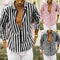 Camisa de Manga Larga a Rayas para Hombre