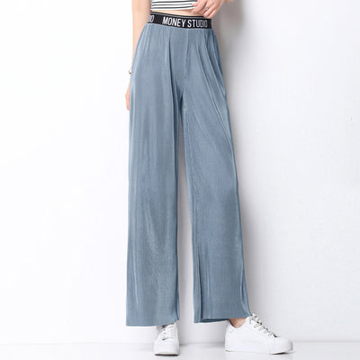 Pantalones de Cintura Alta y Pierna Ancha