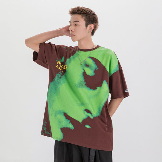 Playera Hombre Estampado Completo Manga Corta - Image 2