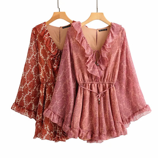 Jumpsuit Escotado con Volantes - Image 2
