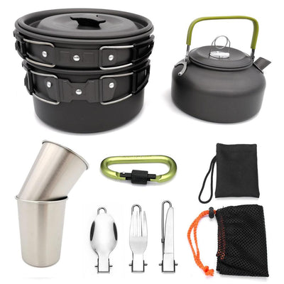 Juego Completo de Utensilios de Cocina para Camping y Picnic Portátil - Image 9
