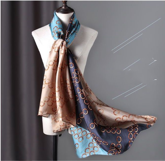 Pashmina Elegante Estilo Occidental - Bufanda Fina de Seda para Invierno - Image 2