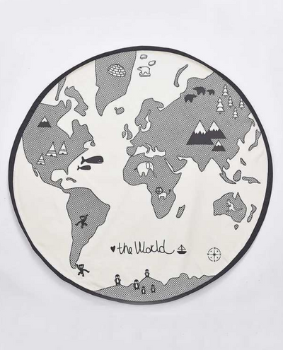Tapete de Juego Mapa Mundi con Diseño Infantil Divertido para Bebé - Image 4