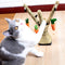 Brinquedo Arranhador Vertical para Gatinhos com Placa para Garras e Molares