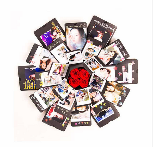 Álbum de Fotos Explosivo DIY - Caja Sorpresa Personalizada para Regalos Especiales