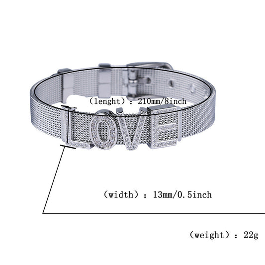 Pulsera Personalizada con Letras - Image 2