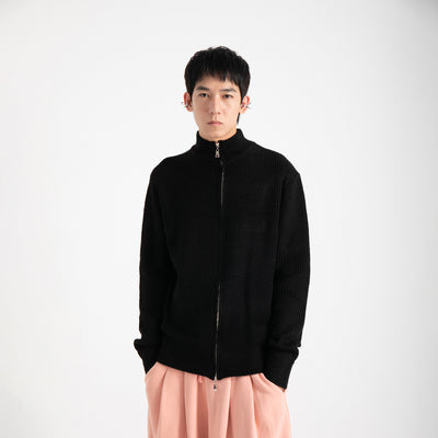 Suéter Cardigan Tejido Suave con Doble Cierre - Image 6