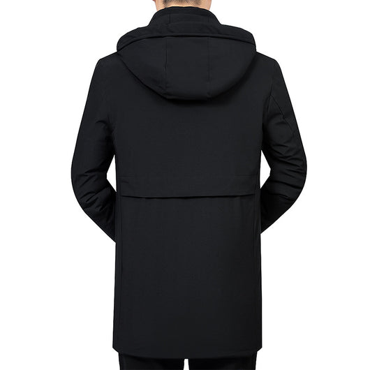 Abrigo de Algodón para Hombre Maduro - Chaqueta de Invierno Casual - Image 4