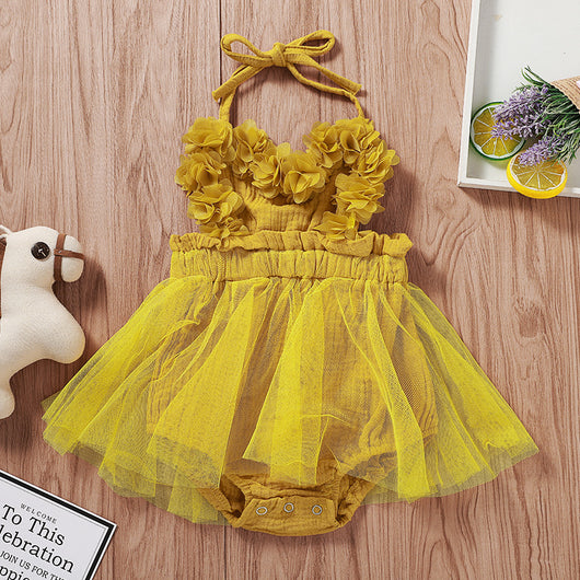 Body Enterizo de Malla con Encaje Floral