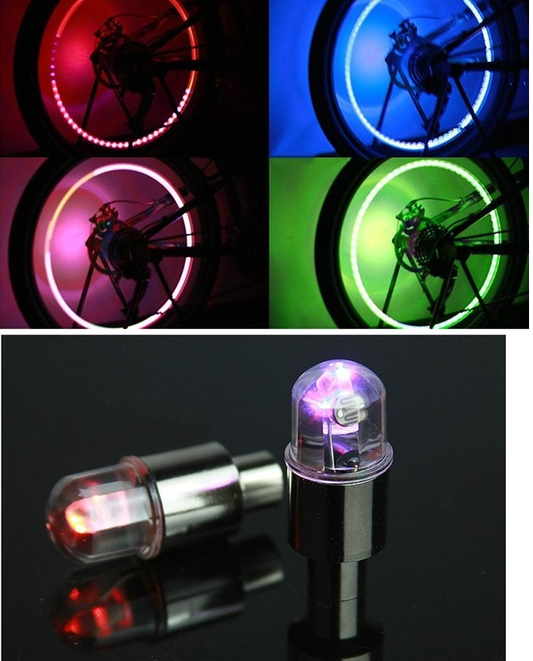 Luz LED Colorida para Bicicleta Eléctrica - Lámpara Decorativa de Rueda