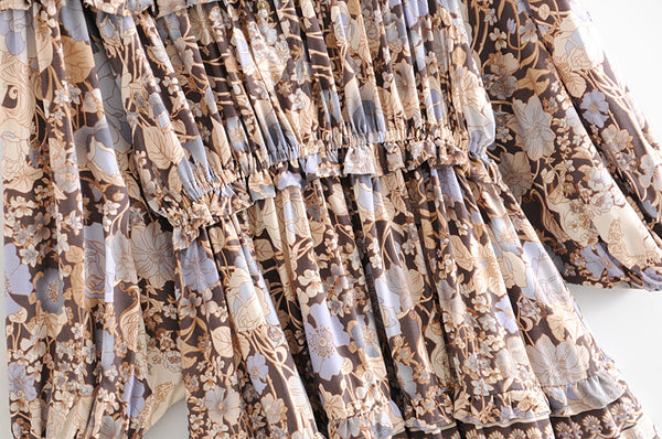 Vestido Columna en Cobre