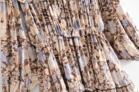 Vestido Columna en Cobre