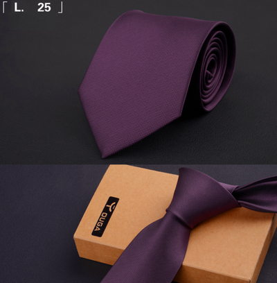 Corbata Ejecutiva Premium 8cm - Diseño Clásico Negro, Rojo y Azul - Image 28