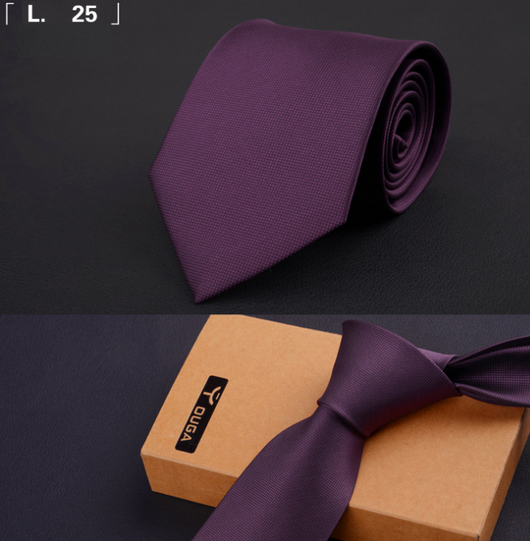 Corbata Ejecutiva Premium 8cm - Diseño Clásico Negro, Rojo y Azul - Image 28