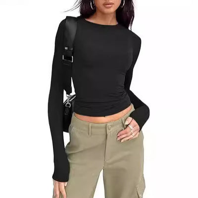 Remera Térmica Cuello Redondo Manga Larga para Mujer - Image 3