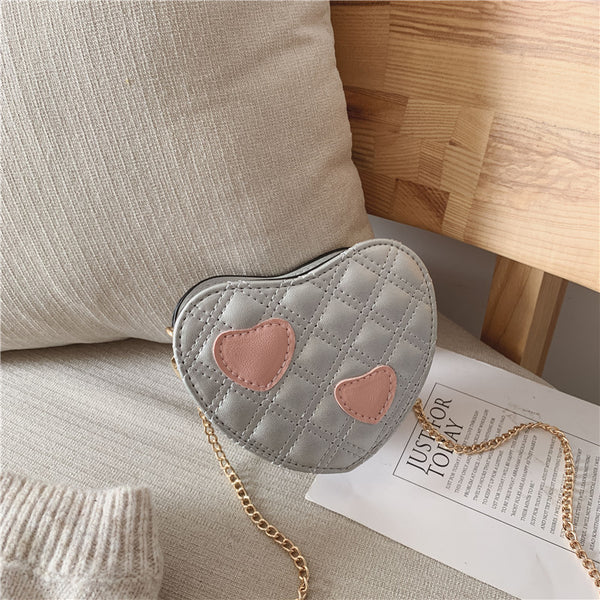 Bolso Bandolera Infantil con Corazones