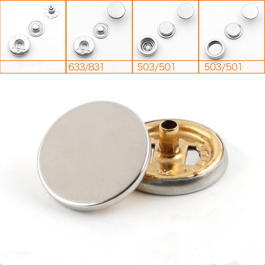 Botones de Presión Metálicos Ocultos para Chaquetas y Prendas Vaqueras - Image 15