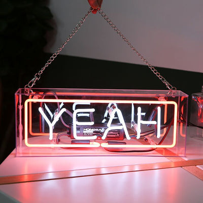Lámpara Decorativa Neon Retro con Tubo de Vidrio y Base de Hierro - Image 6