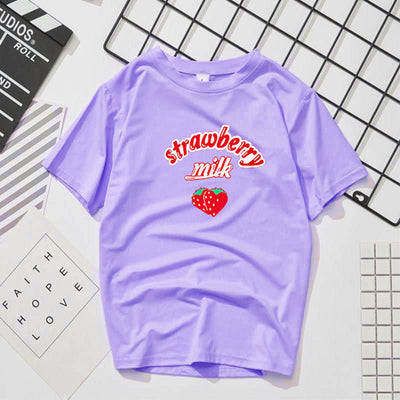 Playera con Estampado de Fresas - Image 15