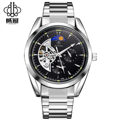 Reloj Automático Wei Guan - Diseño Moderno con Función Lunar para Hombre - Image 4