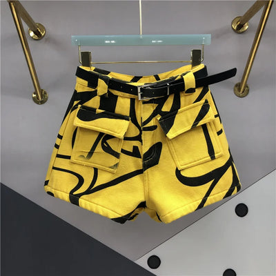 Shorts Talle Alto Slim con Diseño Asimétrico - Image 9