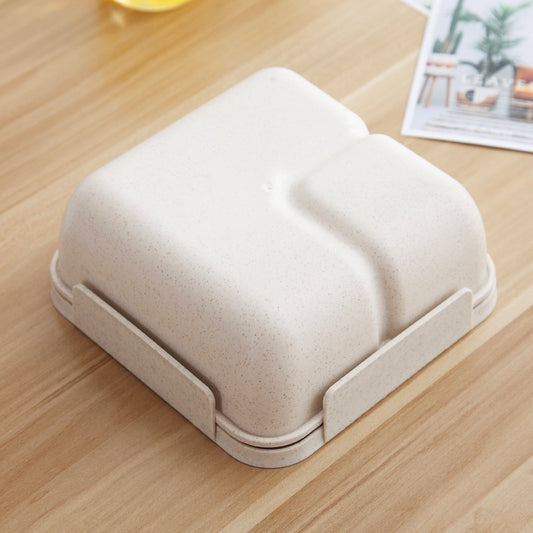 Lonchera Bento Escolar Estilo Japonés con Compartimentos Separados para Microondas - Image 2