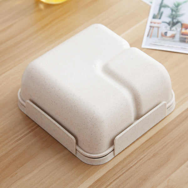 Lonchera Bento Escolar Estilo Japonés con Compartimentos Separados para Microondas