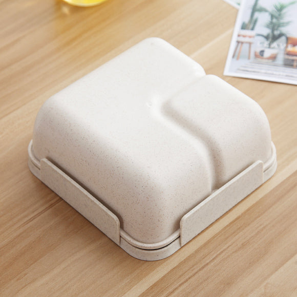Lonchera Bento Escolar Estilo Japonés con Compartimentos Separados para Microondas