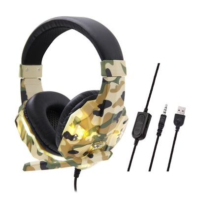 Auriculares Camuflaje con Luz Brillante SY830MV - Image 15