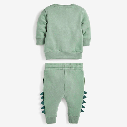 Conjunto de Polar Infantil Estampado - Manga Larga Otoño Invierno
