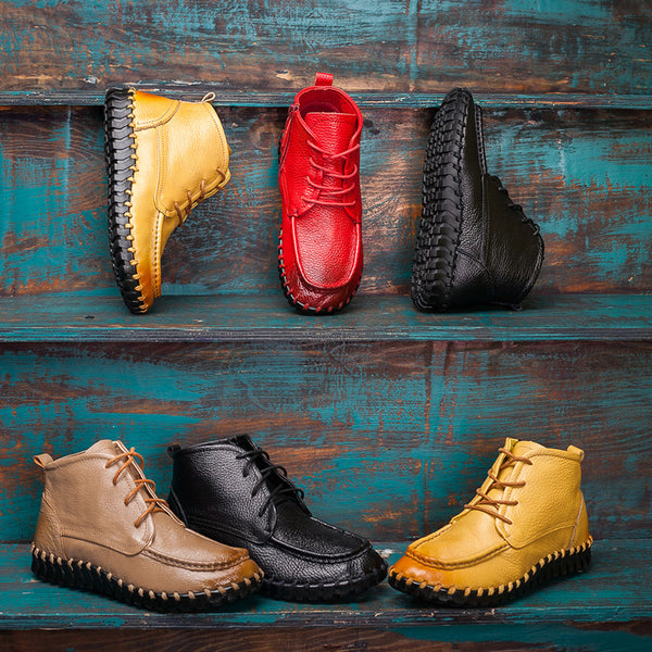 Botas Bajas con Cordones