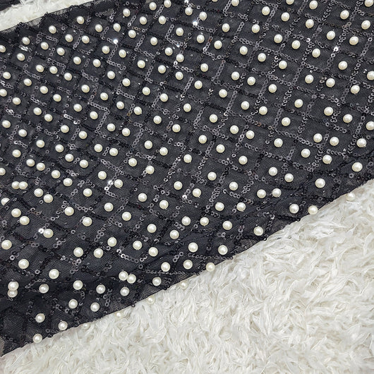 Conjunto de Dos Piezas con Lentejuelas Perladas y Gasa - Image 13