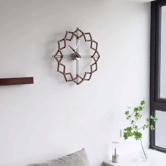 Reloj de Pared Dinámico con Diseño Irregular Moderno - Image 9
