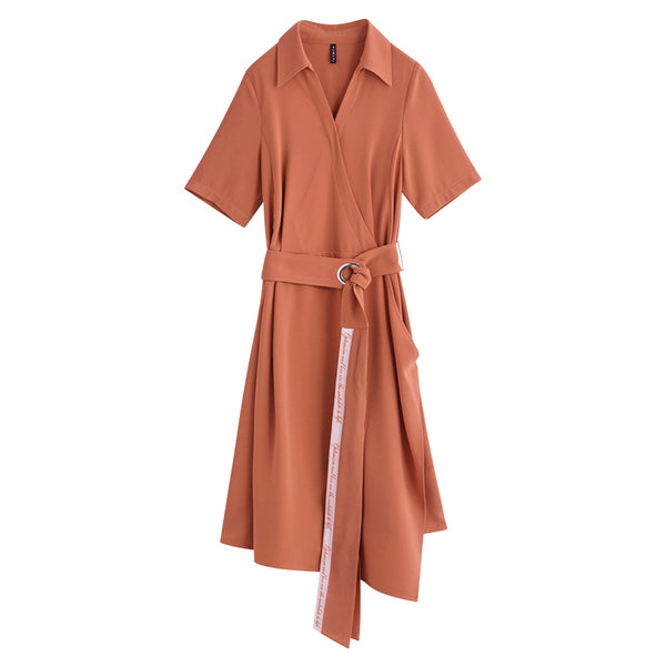 Vestido Camisero Escote en V - Image 11