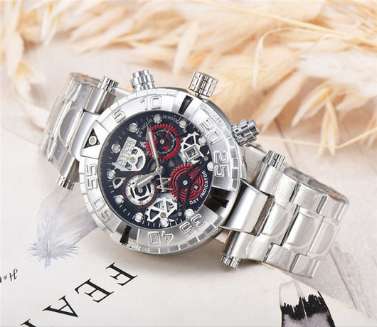 Reloj de Hombre Acero Inoxidable Esfera Grande Cuarzo Premium - Image 13
