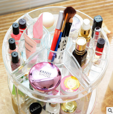 Organizador de Maquillaje Giratorio 360° con Almacenamiento Desmontable - Image 4