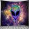 Tapiz Místico Ojo de Dios Alienígena - Manta Versátil para Pared y Sofá