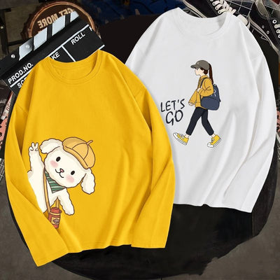 Playera de Manga Larga Coreana para Mujer - Prenda Base Versátil - Image 12