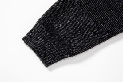 Chaqueta de Punto Slim con Capucha y Cuadros para Hombre - Image 8