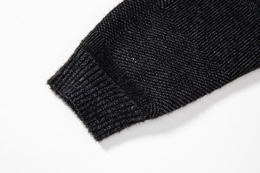 Chaqueta de Punto Slim con Capucha y Cuadros para Hombre - Image 8