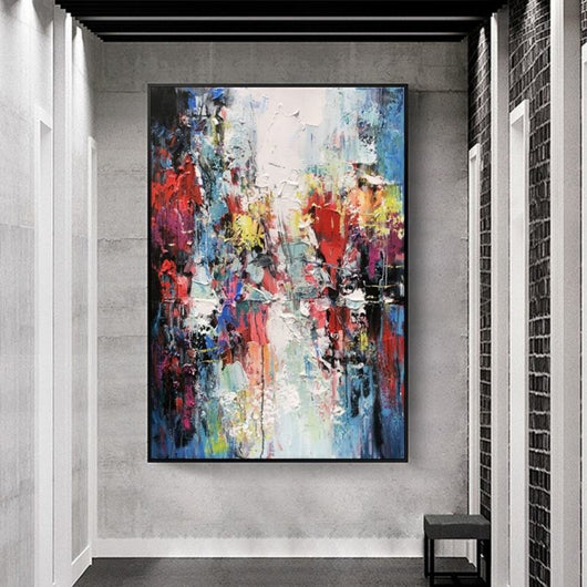 Cuadro Abstracto Moderno en Óleo - Arte Original para Sala de Estar - Image 13