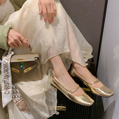 Zapatos Mary Jane Plateados con Suela Plana para Mujer - Image 20