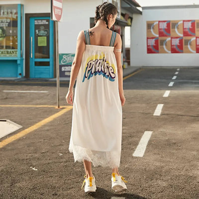 Falda Larga Elegante con Encaje Delicado y Estilo Fairy - Image 28