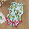 Mono Infantil sin Mangas con Estampado de Cactus y Borlas