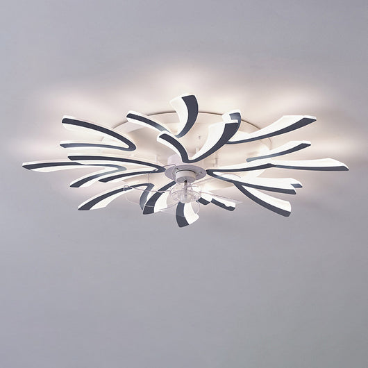Lámpara de Techo Silenciosa con Ventilador para Dormitorio y Sala - Image 8