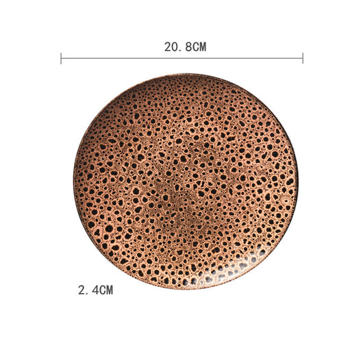 Plato Desayunero Multiusos Cerámica Pintada a Mano Estilo Rústico - Image 65