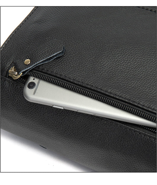 Bolsa de Cuero para Hombre Estilo Europeo y Americano - Image 5